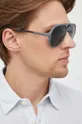 szary Armani Exchange okulary przeciwsłoneczne Męski