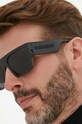 Солнцезащитные очки Burberry однотонная с деталью чёрный 0BE4397U