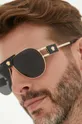 złoty Versace okulary przeciwsłoneczne Męski