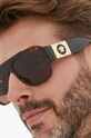 Сонцезахисні окуляри Versace однотонна з деталлю коричневий 0VE4436U