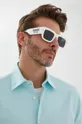 biały DSQUARED2 okulary przeciwsłoneczne Męski