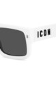 DSQUARED2 napszemüveg ICON.0008/S fehér