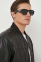 Сонцезахисні окуляри DSQUARED2 однотонна з деталлю чорний ICON.0009/S