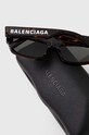 Balenciaga okulary przeciwsłoneczne brązowy BB0261SA