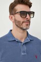 Солнцезащитные очки David Beckham узорная с деталью чёрный DB.7000/S