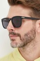 David Beckham okulary przeciwsłoneczne prostokątne czarny DB.7076/S