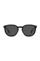 czarny David Beckham okulary przeciwsłoneczne