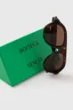 brązowy Bottega Veneta okulary przeciwsłoneczne