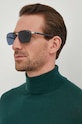 Armani Exchange okulary przeciwsłoneczne jednolita granatowy 0AX2048S