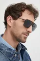czarny Armani Exchange okulary przeciwsłoneczne Męski