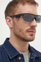 Emporio Armani okulary przeciwsłoneczne prostokątne czarny 0EA4218