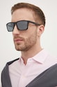 Emporio Armani okulary przeciwsłoneczne lustrzana czarny 0EA4219
