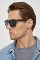 Солнцезащитные очки Gucci однотонная с деталью чёрный GG1571S