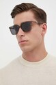 Gucci okulary przeciwsłoneczne prostokątne zielony GG1493S