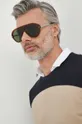 rjava Sončna očala Gucci Moški