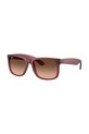 Γυαλιά ηλίου Ray-Ban JUSTIN ομοιόμορφος ροζ 0RB4165