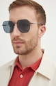 Солнцезащитные очки Emporio Armani геометрические чёрный 0EA2154D.30182V