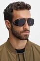 Saint Laurent okulary przeciwsłoneczne jednolita czarny SL.653.LEON