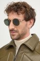 Солнцезащитные очки Persol круглые золотой 0PO1019S