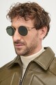 Persol okulary przeciwsłoneczne jednolita złoty 0PO1019S
