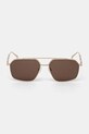 Akcesoria Alexander McQueen okulary przeciwsłoneczne AM0477S złoty