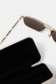 Alexander McQueen okulary przeciwsłoneczne złoty AM0477S