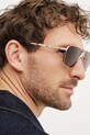 Alexander McQueen okulary przeciwsłoneczne AM0477S złoty