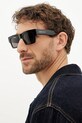Alexander McQueen ochelari de soare uniforme negru AM0508S
