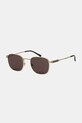 Gucci occhiali da sole a tinta unita oro GG1876S