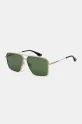 Alexander McQueen ochelari de soare aviator aur AM0500S