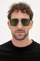 Alexander McQueen okulary przeciwsłoneczne AM0500S złoty