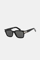 Zegna ochelari de soare dreptunghiular negru EZ0237.5501A