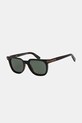 Zegna occhiali da sole rectangle nero EZ0248.5005R