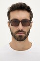 Слънчеви очила Zegna EZ0254.5571E кафяв