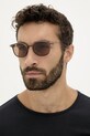 Слънчеви очила Zegna кръгла кафяв EZ0260.5037E