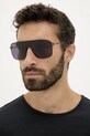 Tom Ford occhiali da sole Zappa a tinta unita nero FT1173.6901A