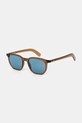 Montblanc ochelari de soare dreptunghiular maro MB0352S