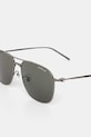 Montblanc okulary przeciwsłoneczne srebrny MB0417SA