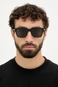 Alexander McQueen okulary przeciwsłoneczne AM0519S czarny