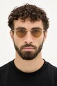 Montblanc okulary przeciwsłoneczne MB0428S srebrny