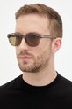 Солнцезащитные очки Montblanc геометрические серый MB0435S