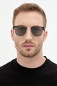 Сонцезахисні окуляри Montblanc MB0439SA коричневий
