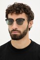 Солнцезащитные очки Montblanc геометрические чёрный MB0439SA
