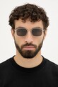 Montblanc okulary przeciwsłoneczne MB0441S srebrny