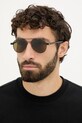 Saint Laurent okulary przeciwsłoneczne jednolita brązowy SL.843