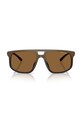 Armani Exchange okulary przeciwsłoneczne 0AX4161SU brązowy AA00