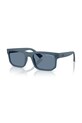 Armani Exchange okulary przeciwsłoneczne prostokątne granatowy 0AX4165S.83922V
