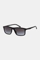 Emporio Armani okulary przeciwsłoneczne gładka z detalem czarny 0EA4257U