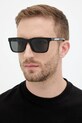 Emporio Armani ochelari de soare neted cu detalii negru 0EA4262U