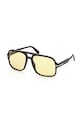Tom Ford okulary przeciwsłoneczne Falconer FT0884.6001E czarny AA00